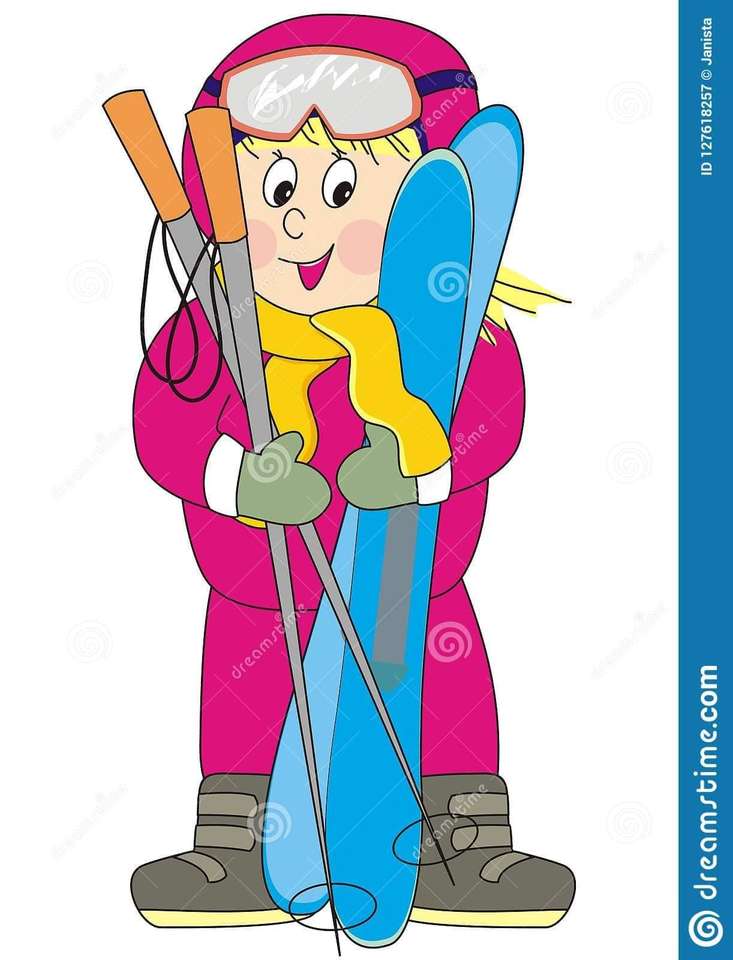 лыжник пазл онлайн