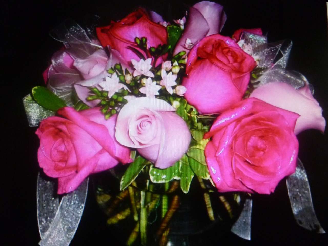 красиви рози онлайн пъзел