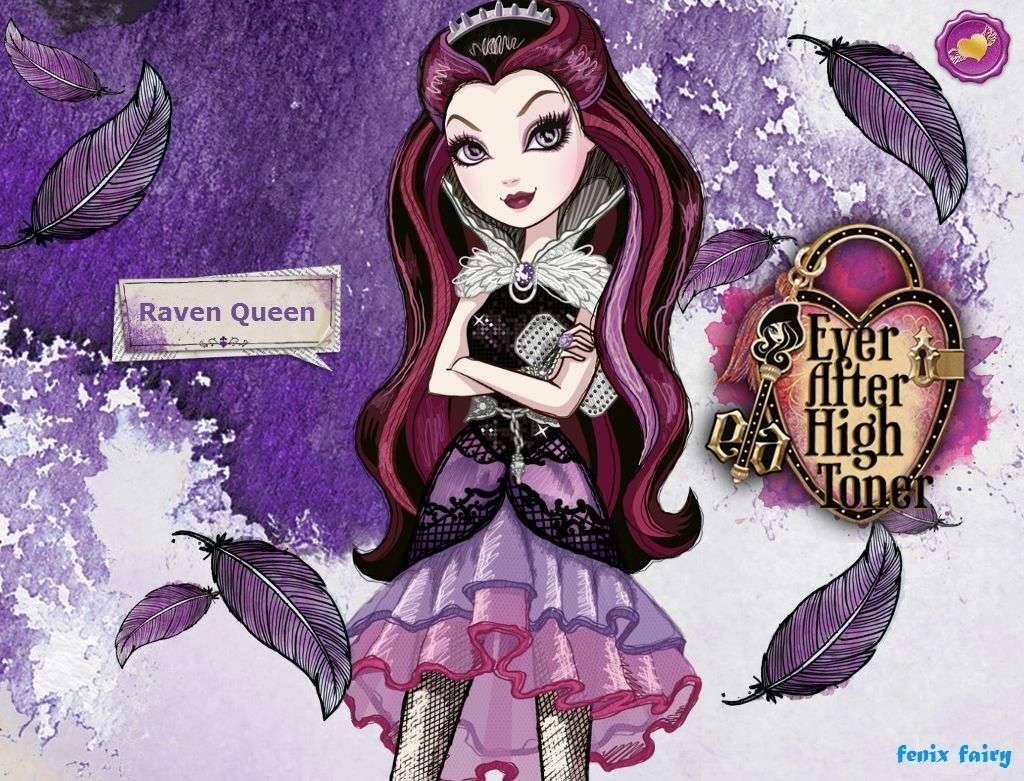 Ever After High Raven Queen rompecabezas en línea
