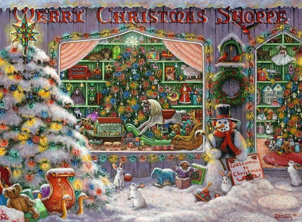 Karácsonyi áruház online puzzle