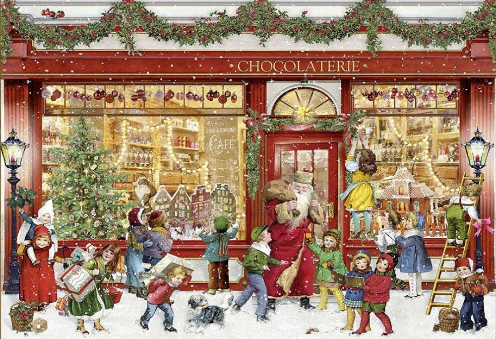 Karácsonyi áruház kirakós online