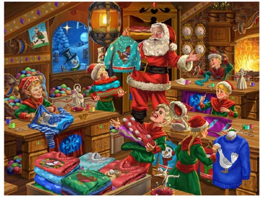 Salle du Père Noël puzzle en ligne
