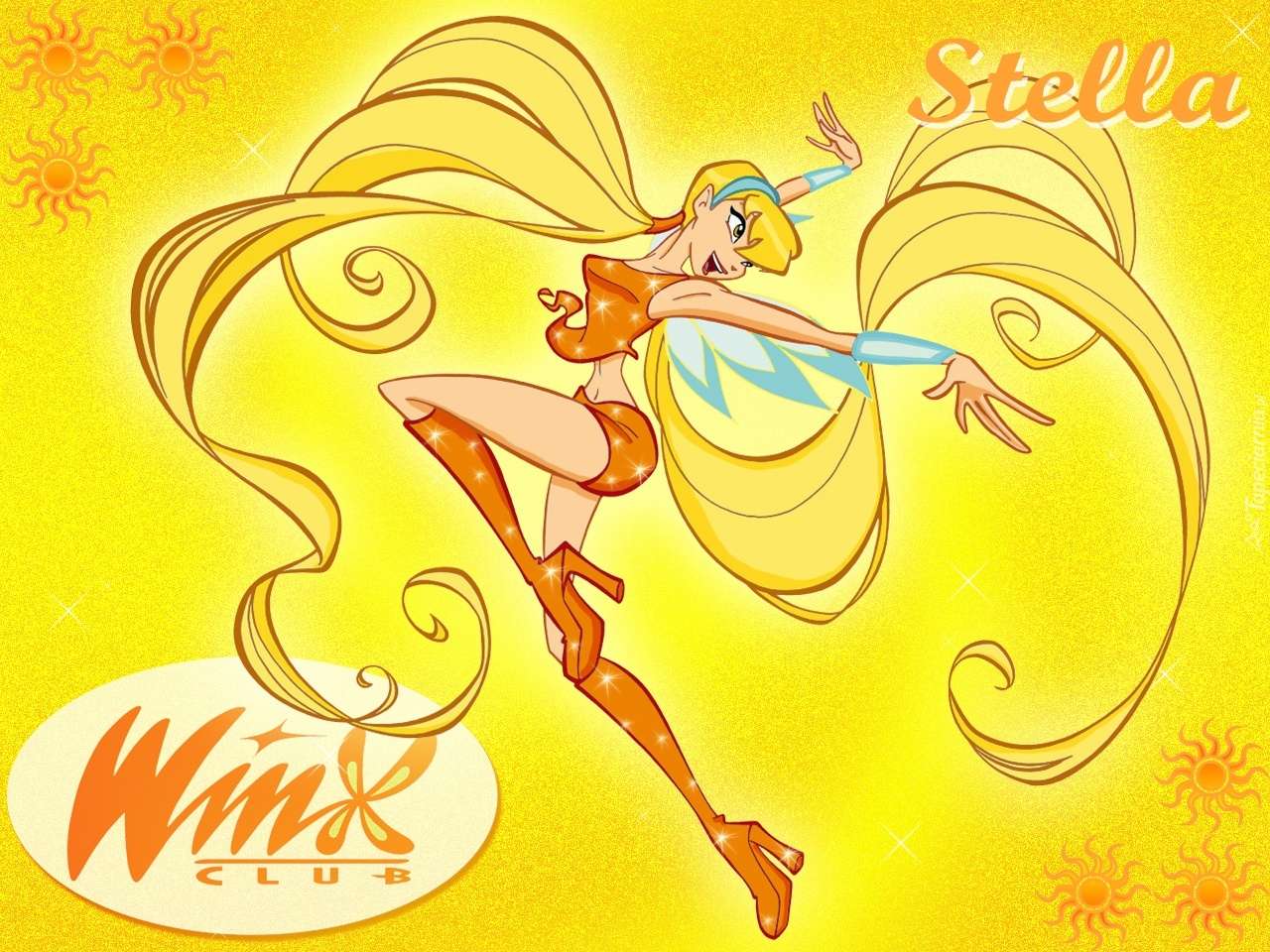 Winx-klubben Stella pussel på nätet