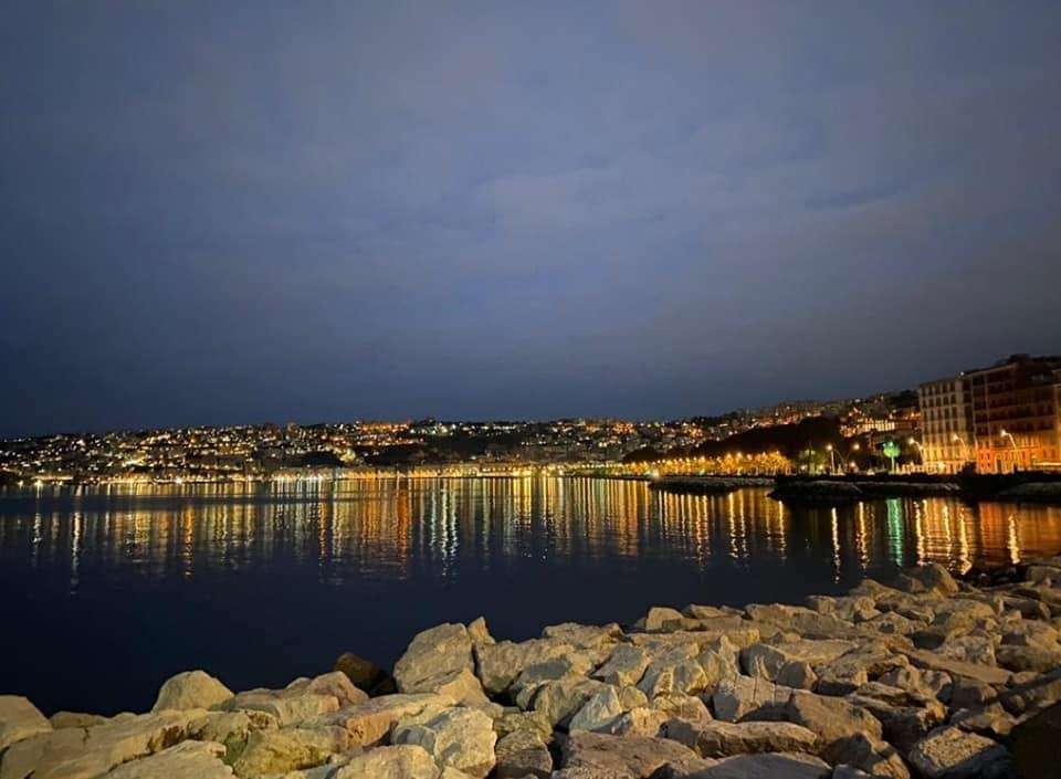 Posillipo in the evening Naples Italy online puzzle