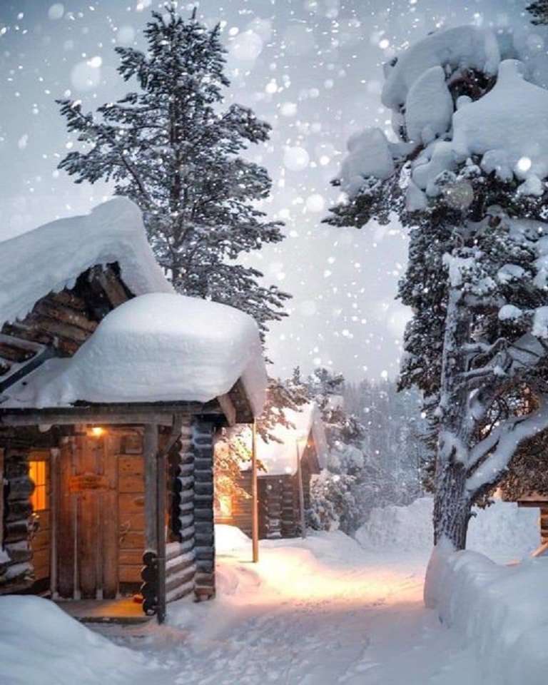 Χειμώνας στη Φινλανδία. παζλ online