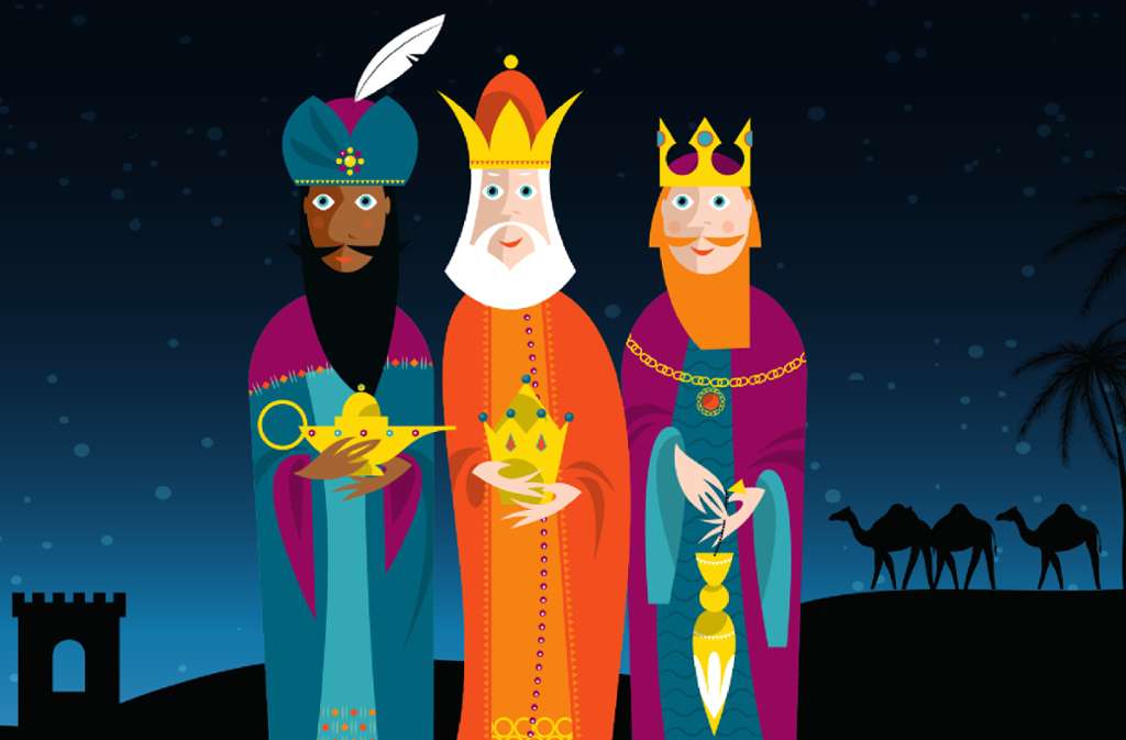 Три короля онлайн-пазл
