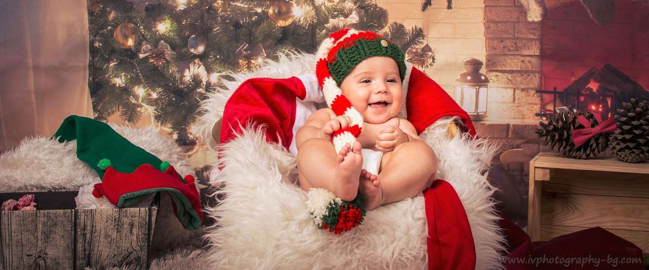 Baby a Natale puzzle online