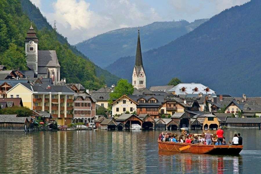 nos Alpes austríacos quebra-cabeças online