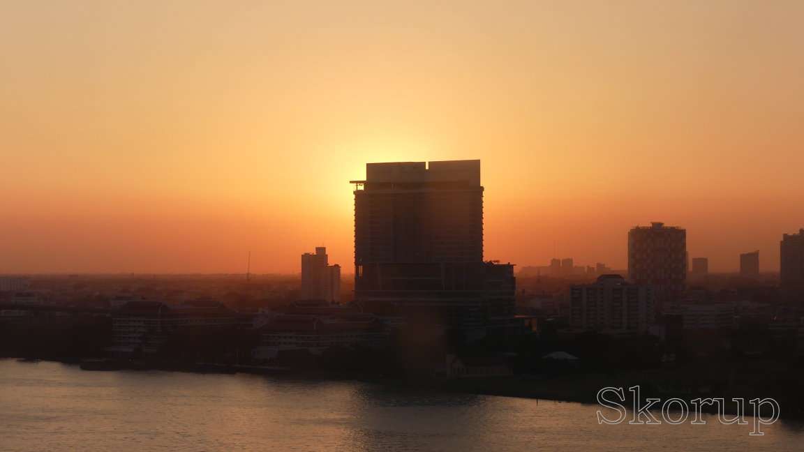 Chao Phraya i Bangkok pussel på nätet