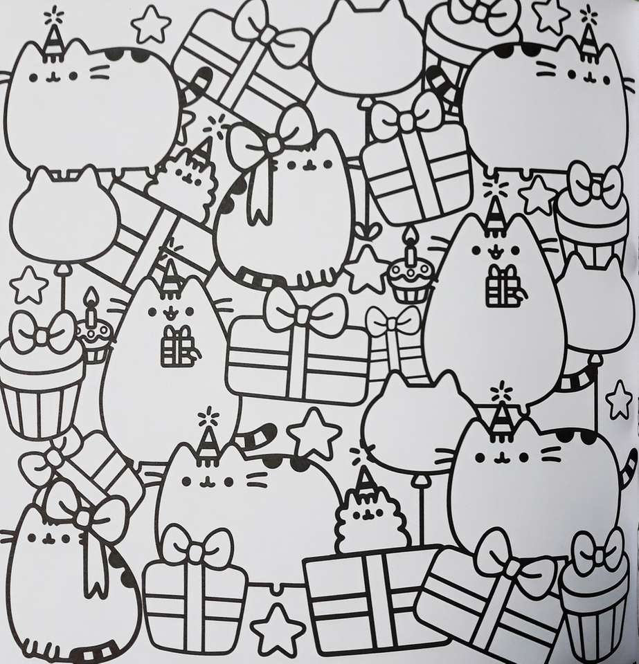 compleanno di pusheen puzzle online