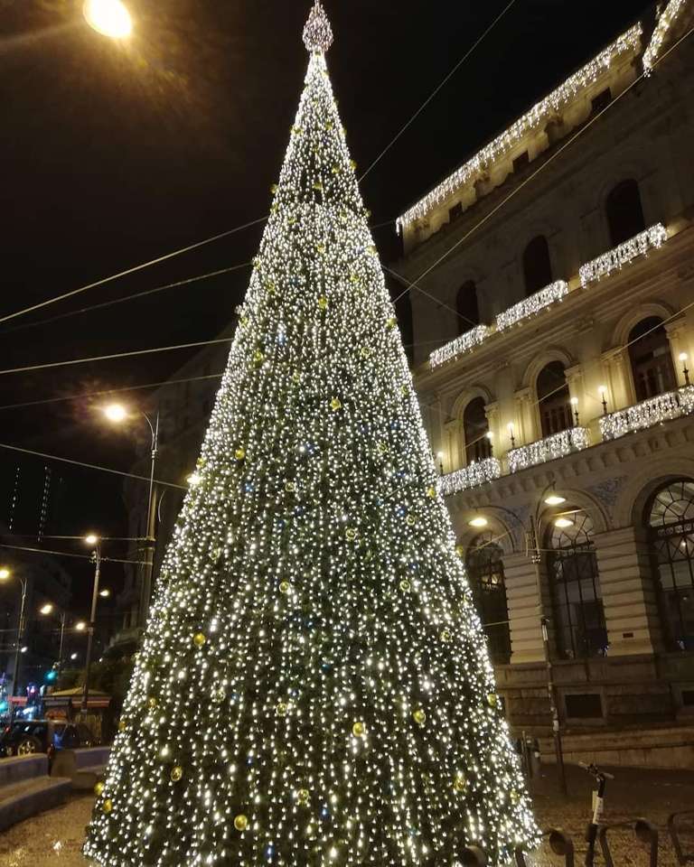 Χριστουγεννιάτικο δέντρο Νάπολη Ιταλία παζλ online