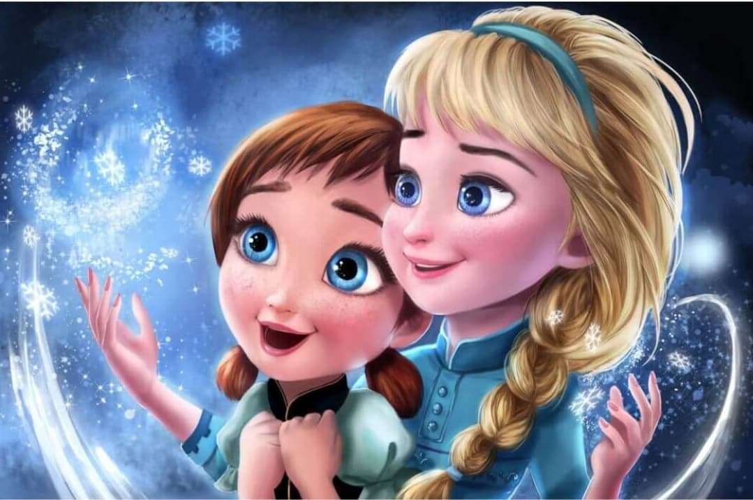 Anna a Elsa online puzzle