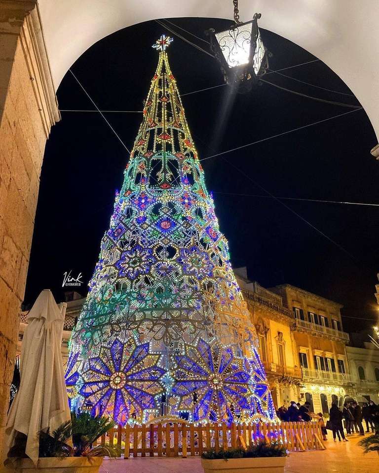 Χριστούγεννα στη Martina Franca Taranto Ιταλία online παζλ