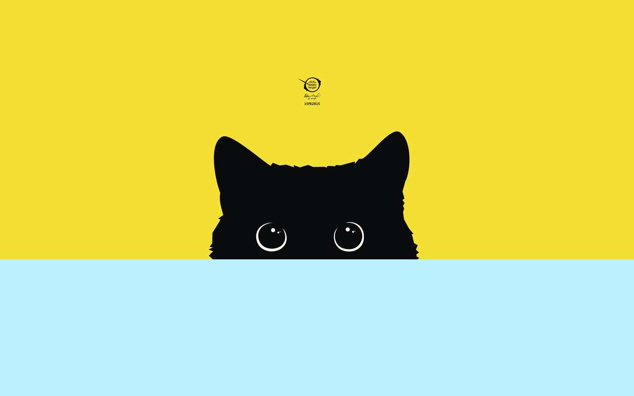 gato mirador :v rompecabezas en línea