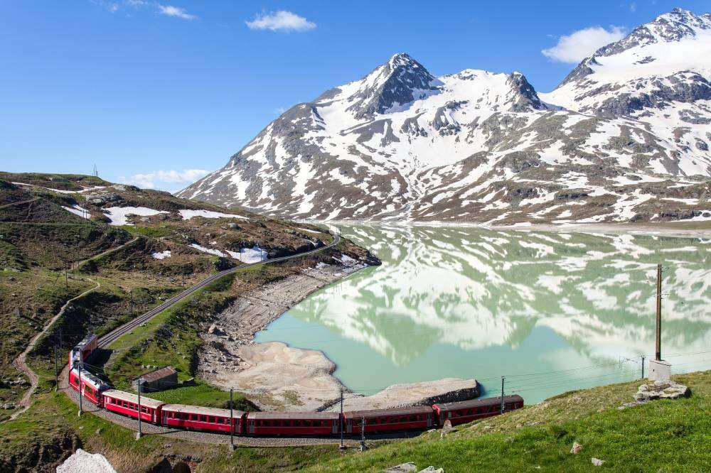 in the swiss alps jigsaw puzzle online