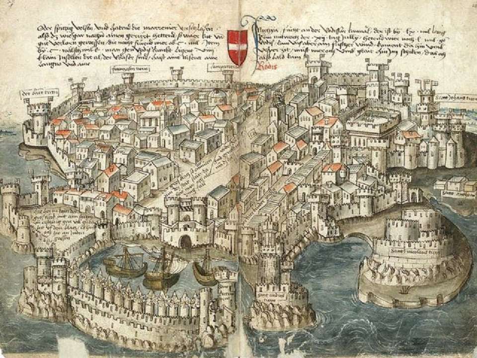 Rhodes, XVe siècle puzzle en ligne