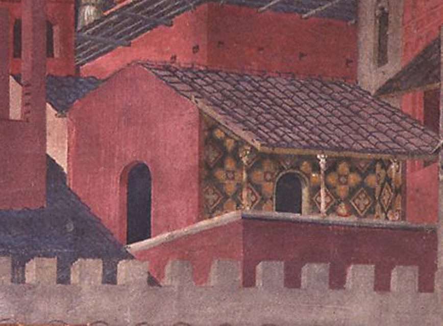 De kleuren van de steden uit de middeleeuwen online puzzel