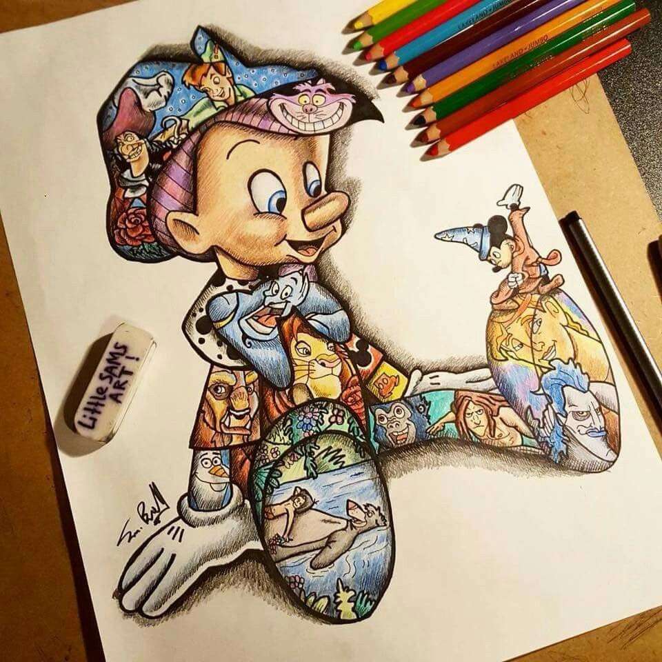 Pinokkio .... online puzzel