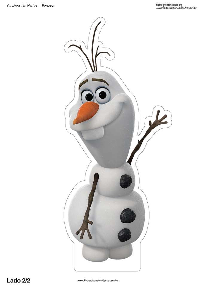 Winter with Olaf online puzzle