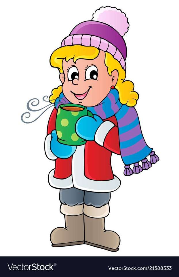Het is koud ! Winter kleding legpuzzel online