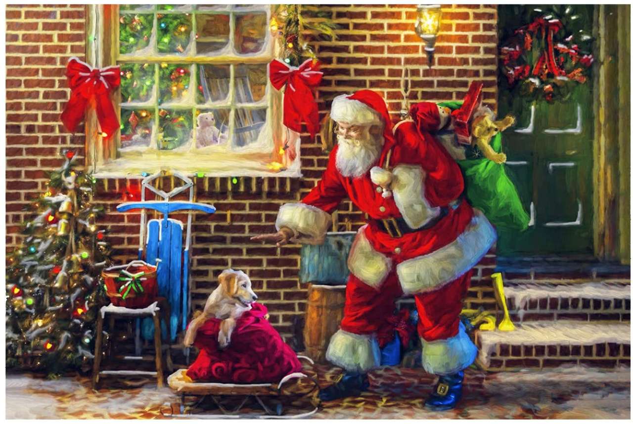- Χριστουγεννιάτικη μαγεία - παζλ online