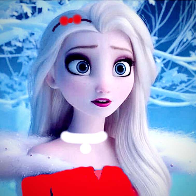 Elsa di Natale puzzle online
