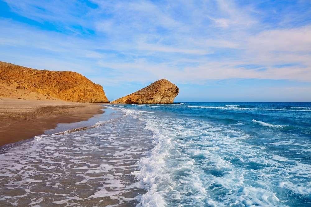 Παραλία Monsul San Jose στην Ισπανία παζλ online
