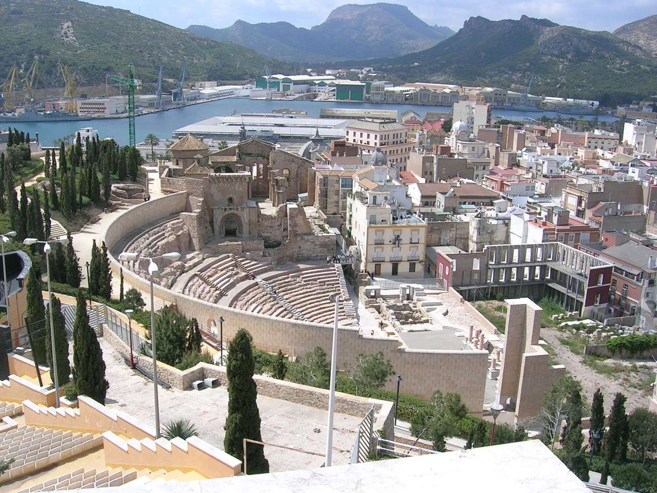 Orașul Cartagena din Spania puzzle online