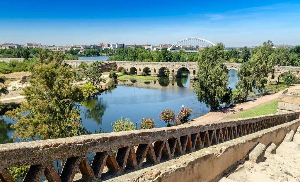 Merida Stadt in Spanien Online-Puzzle