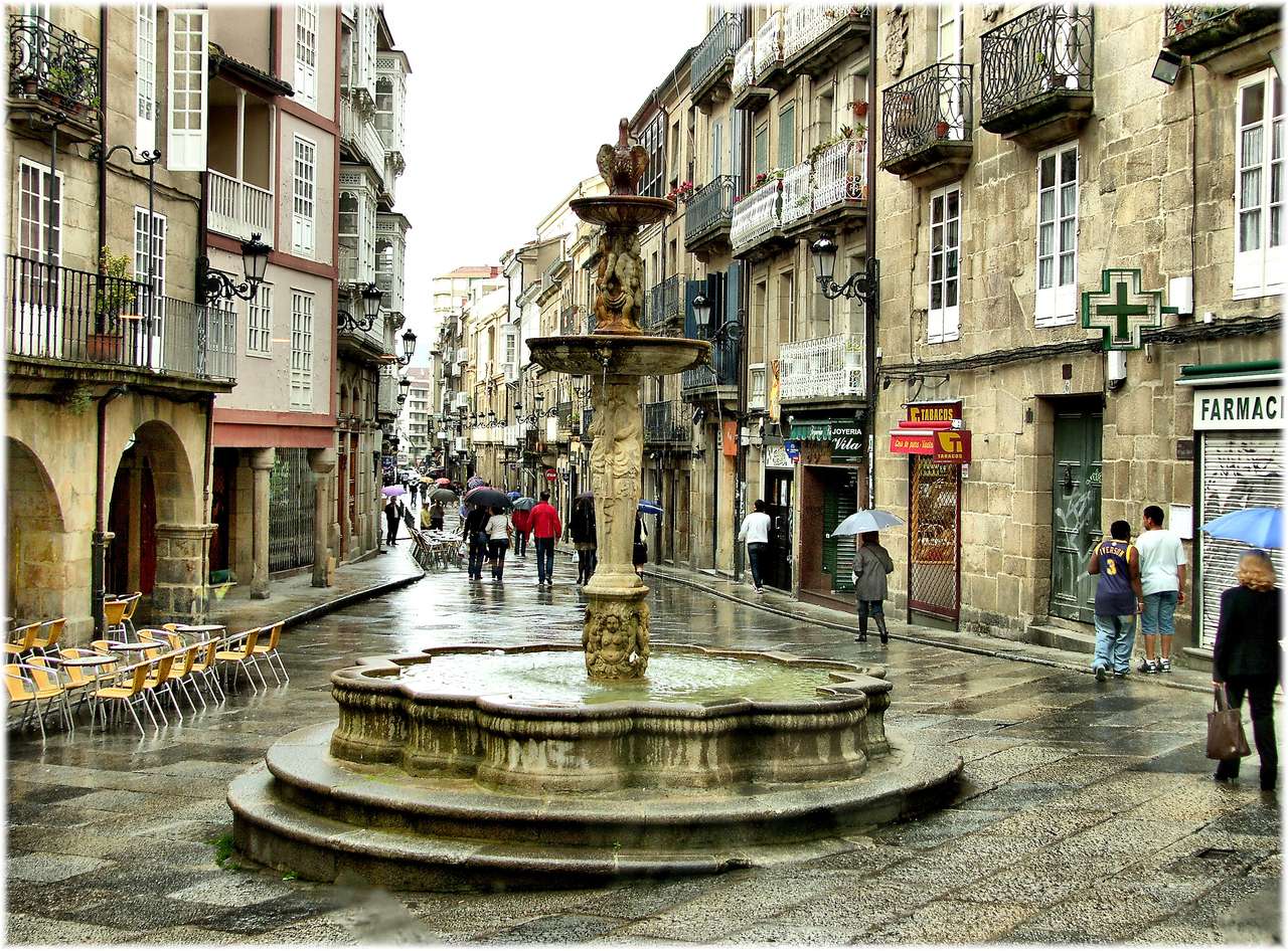 Ciudad de Ourense en España rompecabezas en línea
