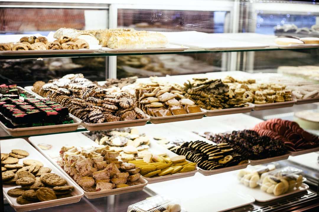 exhibición de pastelería chocolates rompecabezas en línea