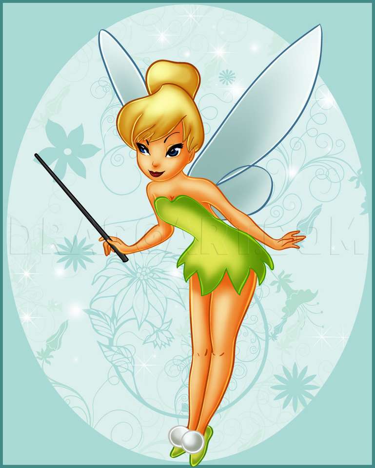 Disney Peter Pan Tinker Bell Believe Drawing Graphic Jigsaw Puzzle