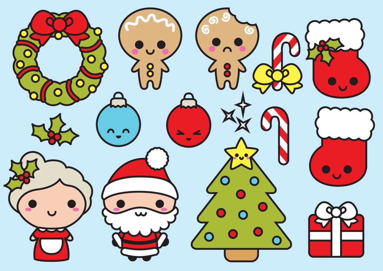 Decorazioni natalizie ecc. puzzle online