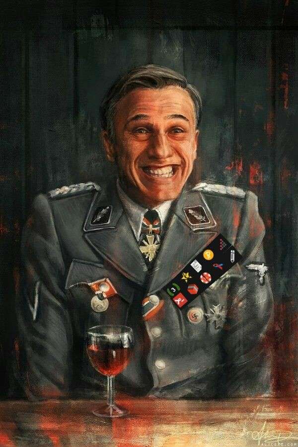 Glimlachende nazi online puzzel