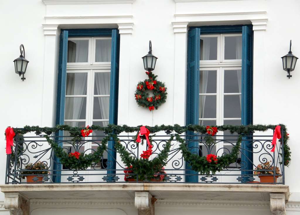 dekorationer för balkongen Pussel online