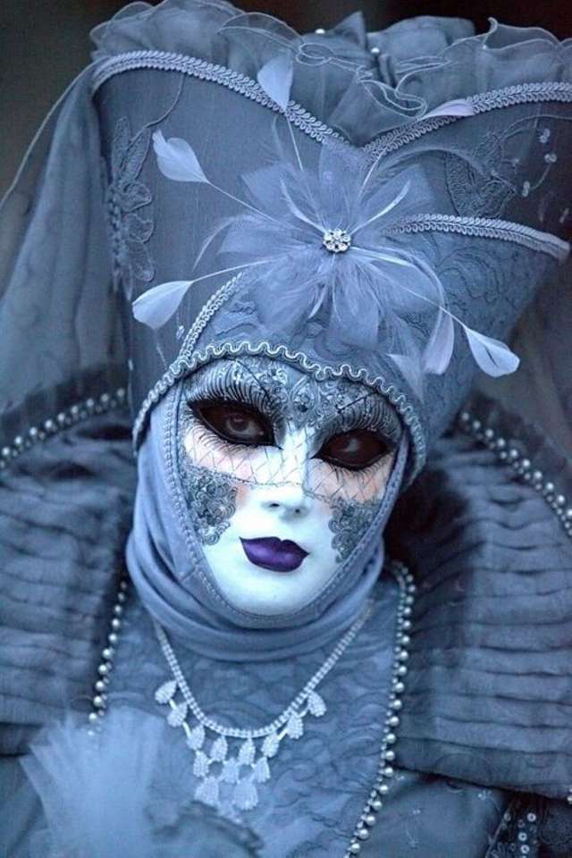 Venetiaanse maskers en kostuums online puzzel