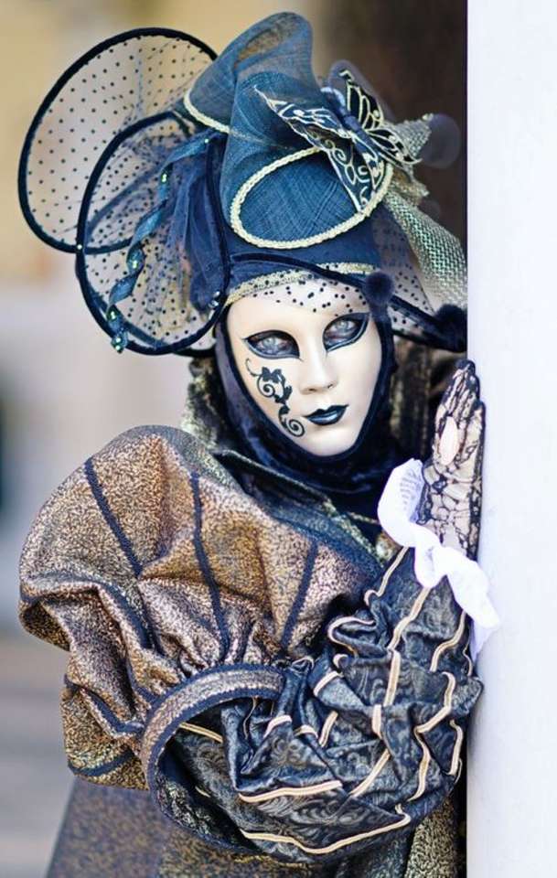 Venetiaanse maskers en kostuums online puzzel
