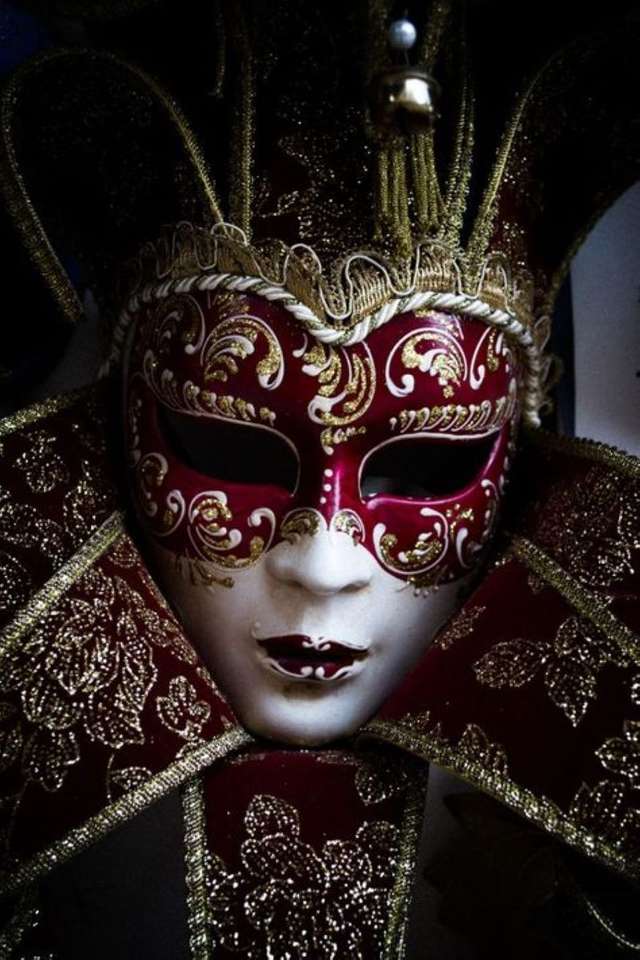 Máscaras e fantasias venezianas puzzle online