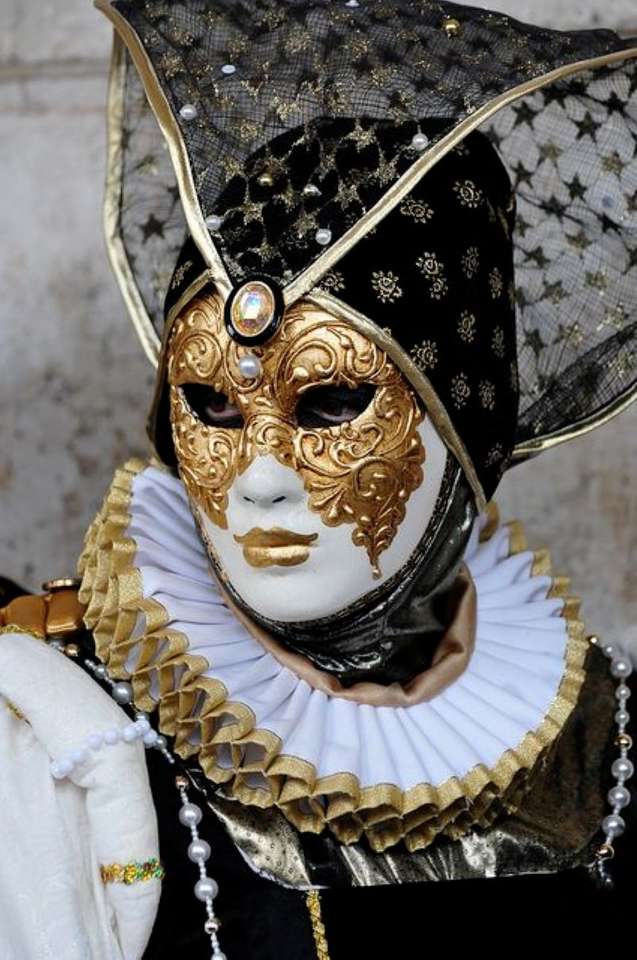 Masques et costumes vénitiens puzzle en ligne