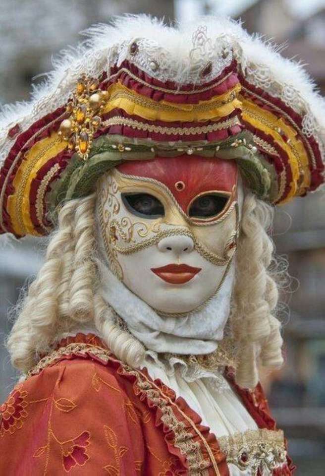 Velencei maszkok és jelmezek kirakós online