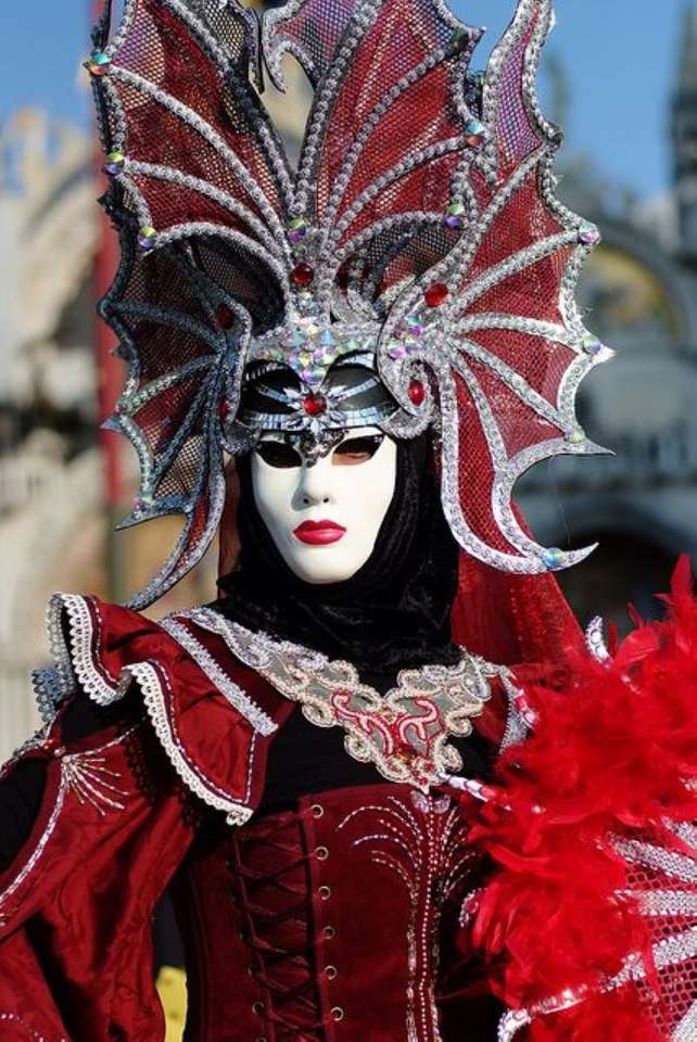 Венеціанські маски та костюми пазл онлайн