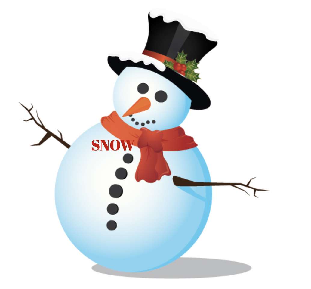 Sneeuwpop puzzel legpuzzel online