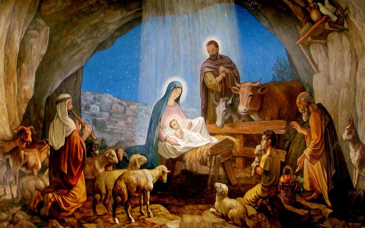 El pesebre en el que nació Jesús rompecabezas en línea
