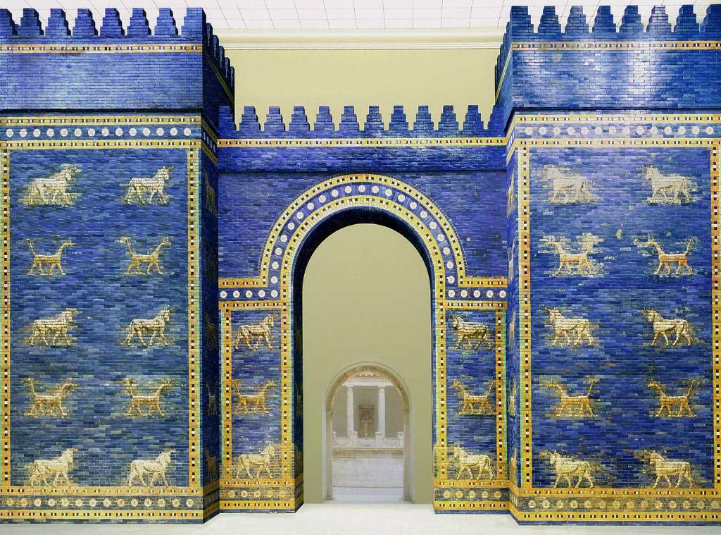 Porte d'Ishtar 7e siècle avant JC puzzle en ligne