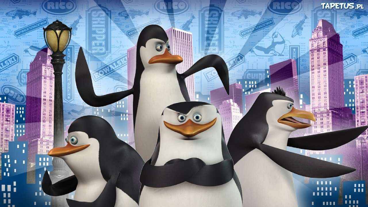 Noche de pingüinos en Nueva York rompecabezas en línea