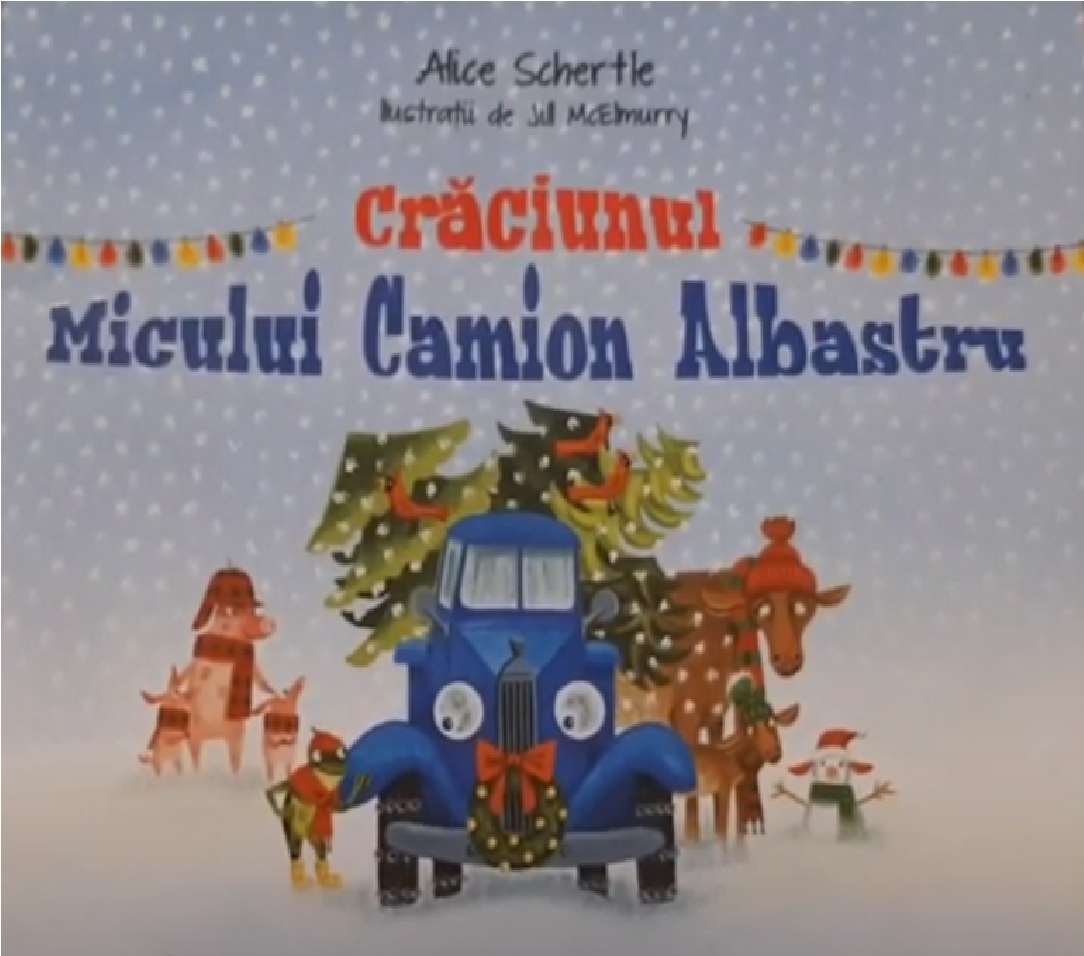 Kerstmis van de kleine blauwe vrachtwagen online puzzel