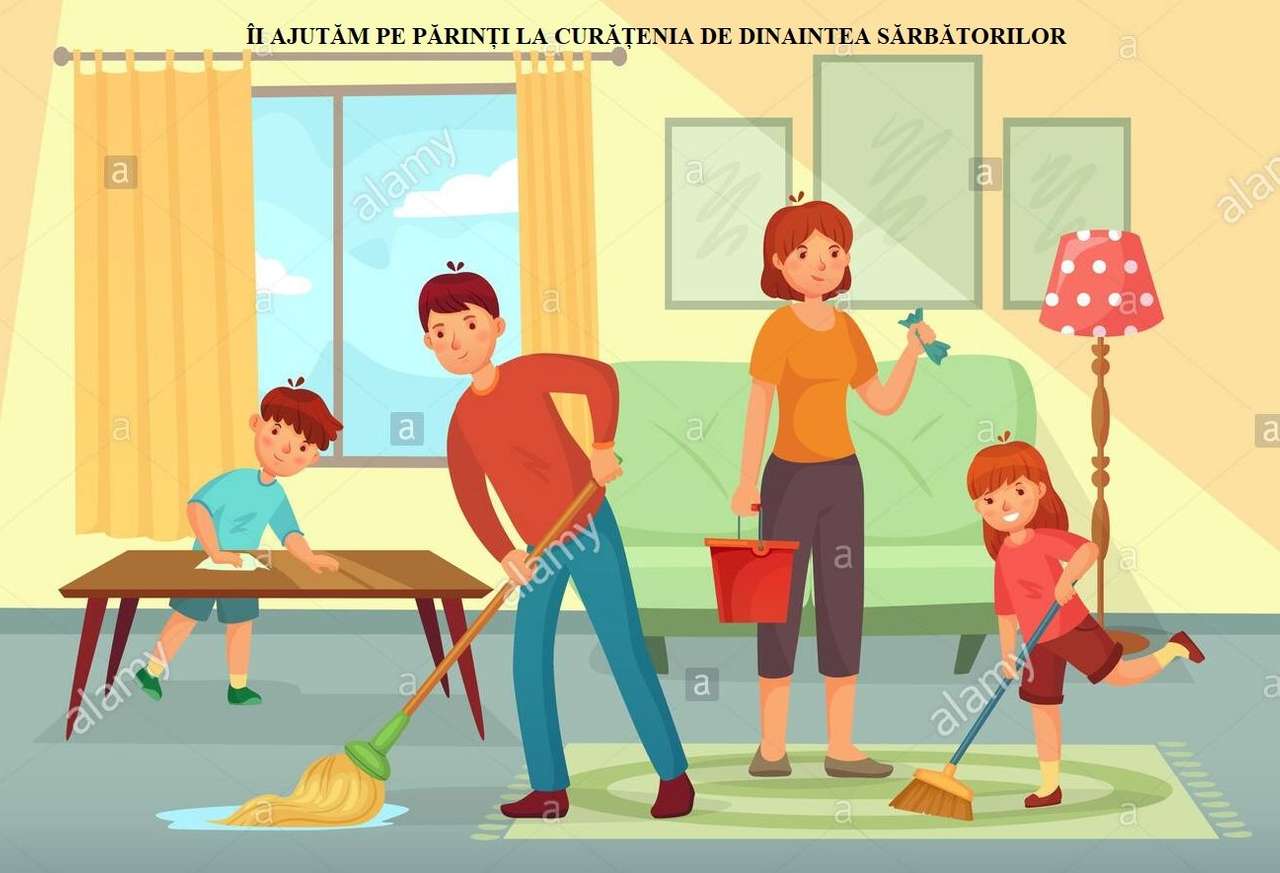 Βοηθάμε τους γονείς να καθαρίσουν παζλ online