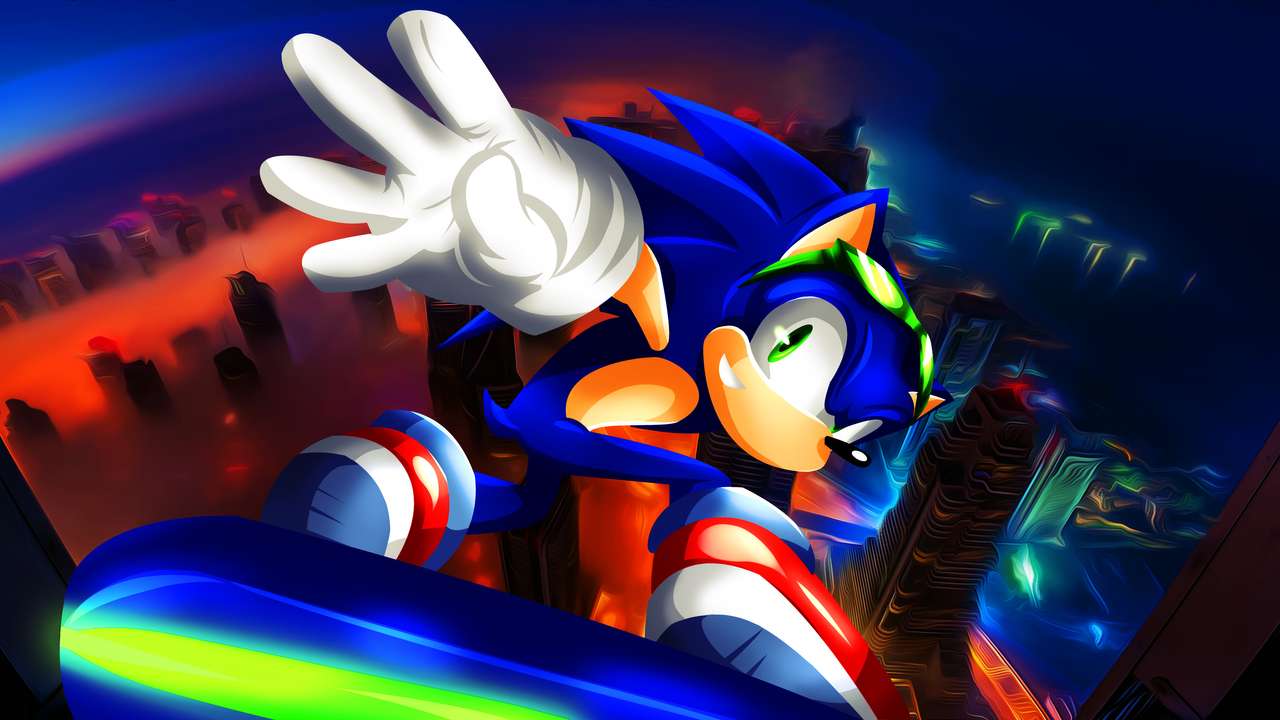 Sonic riders Zero quebra-cabeças online