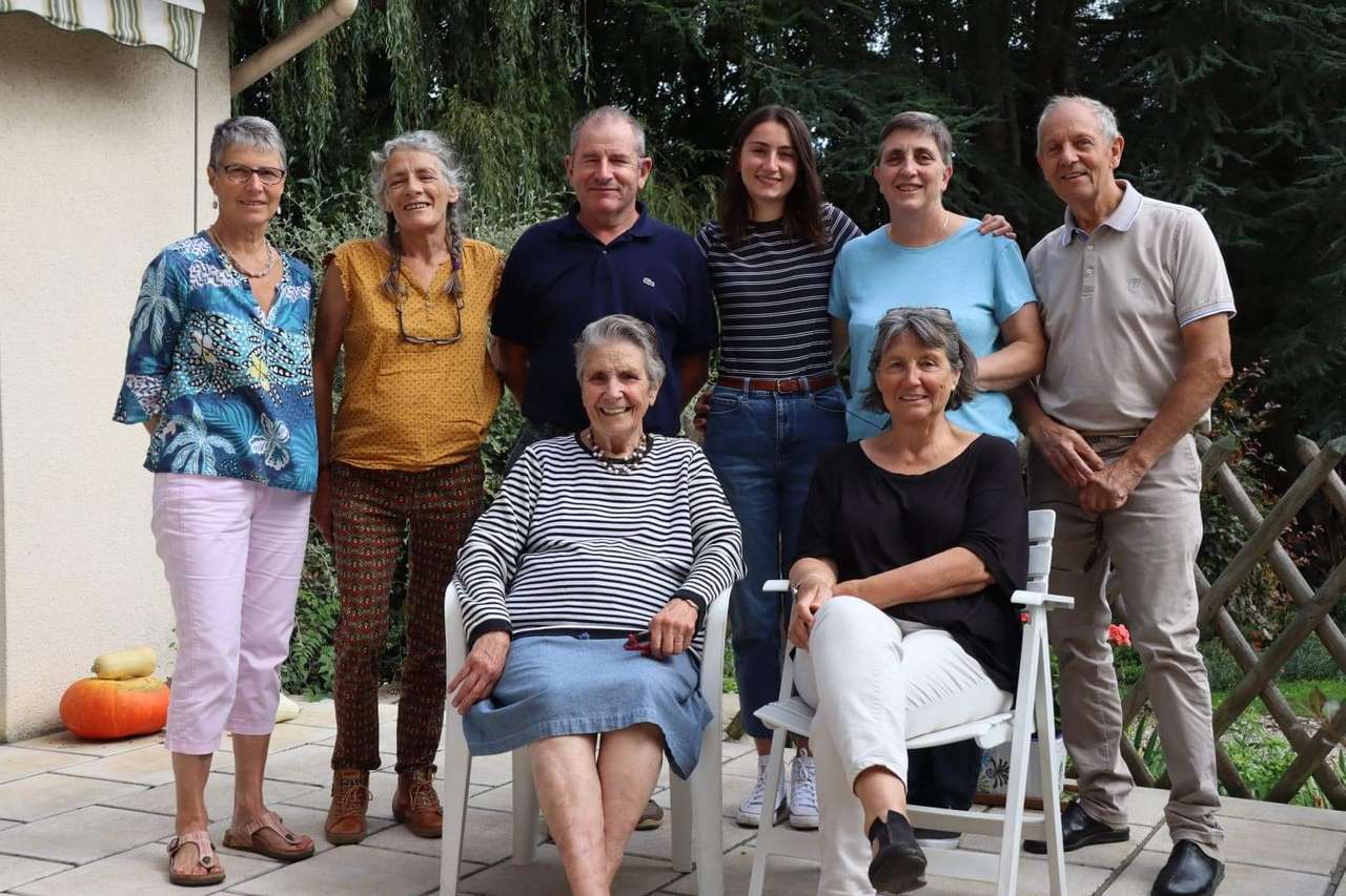 Familj i Normandie pussel på nätet