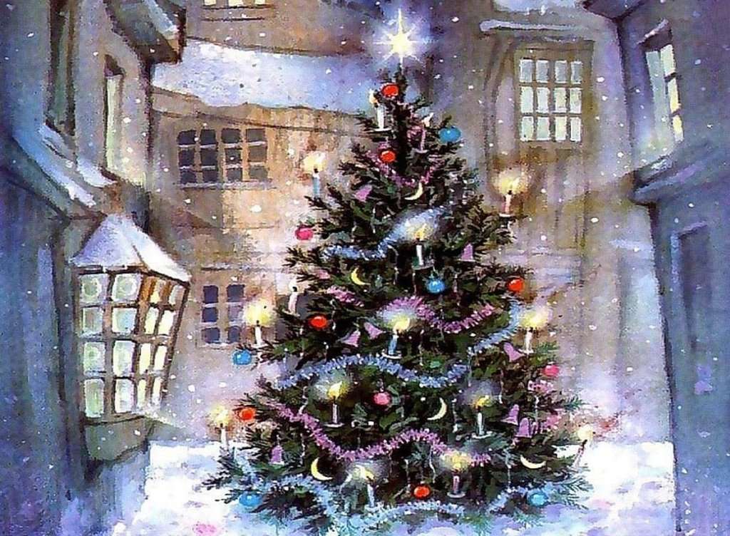 Puzzle a karácsonyfa kirakós online